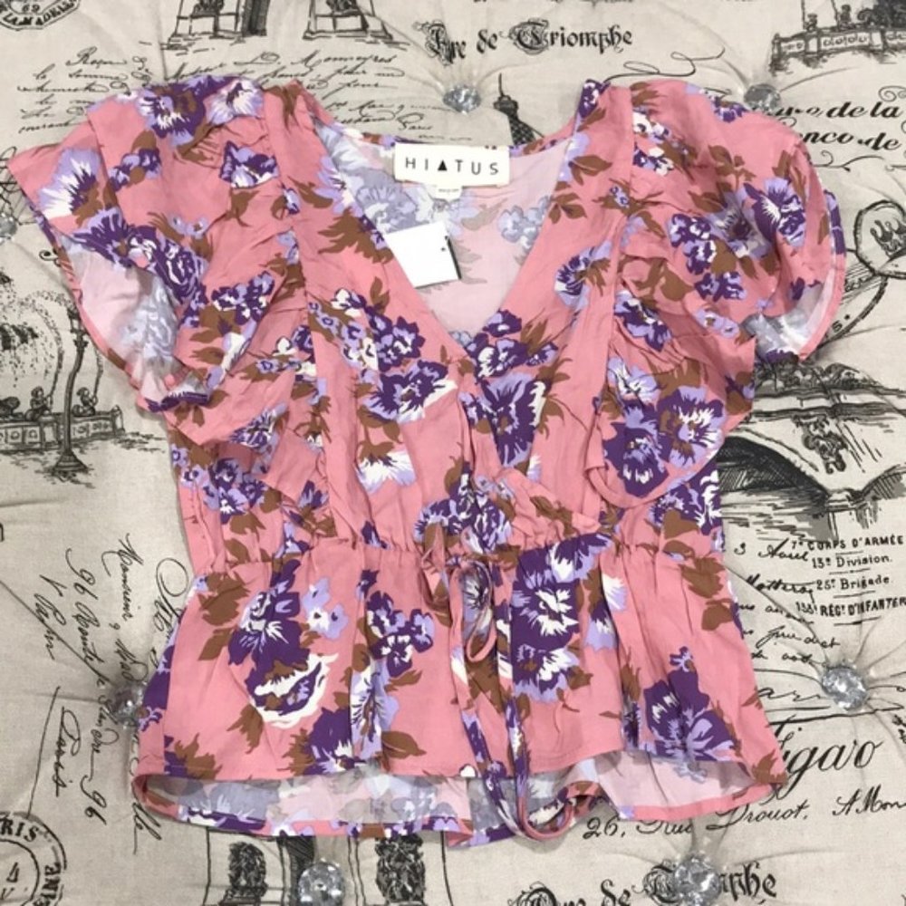 Hiatus Ruffle Layer Crop Top - Picture 4 of 6